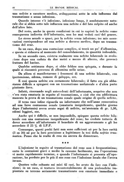 Le monde médical rivista internazionale di medicina e terapia