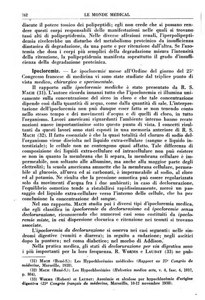 Le monde médical rivista internazionale di medicina e terapia