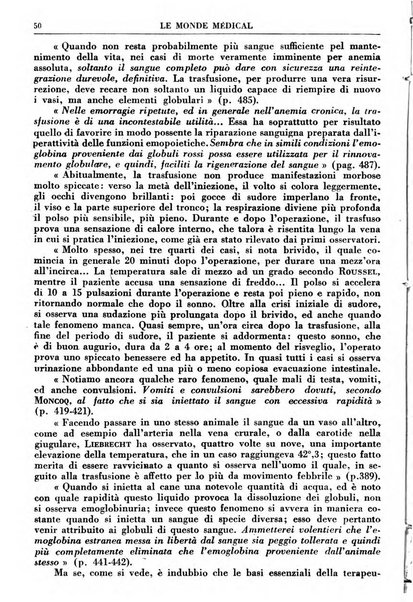 Le monde médical rivista internazionale di medicina e terapia