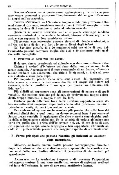 Le monde médical rivista internazionale di medicina e terapia