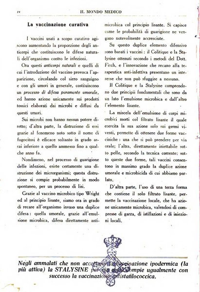 Le monde médical rivista internazionale di medicina e terapia