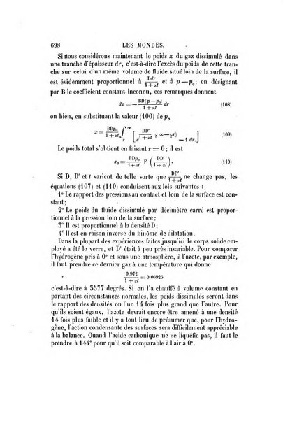 Les mondes revue hebdomadaire des sciences et de leurs applications aux arts et a l'industrie