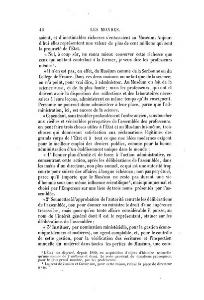 Les mondes revue hebdomadaire des sciences et de leurs applications aux arts et a l'industrie