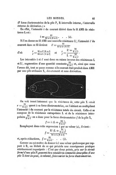 Les mondes revue hebdomadaire des sciences et de leurs applications aux arts et a l'industrie