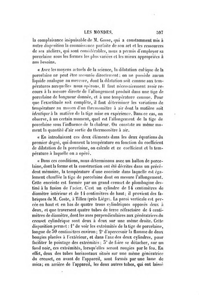 Les mondes revue hebdomadaire des sciences et de leurs applications aux arts et a l'industrie