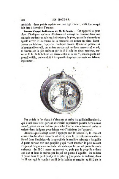 Les mondes revue hebdomadaire des sciences et de leurs applications aux arts et a l'industrie