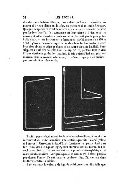 Les mondes revue hebdomadaire des sciences et de leurs applications aux arts et a l'industrie