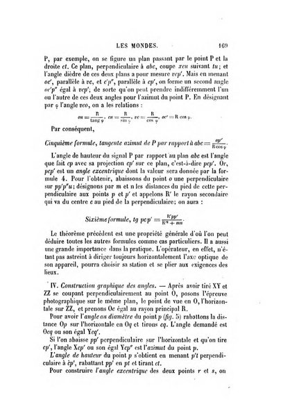 Les mondes revue hebdomadaire des sciences et de leurs applications aux arts et a l'industrie