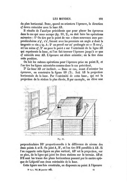 Les mondes revue hebdomadaire des sciences et de leurs applications aux arts et a l'industrie