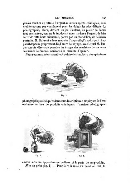 Les mondes revue hebdomadaire des sciences et de leurs applications aux arts et a l'industrie