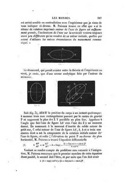 Les mondes revue hebdomadaire des sciences et de leurs applications aux arts et a l'industrie