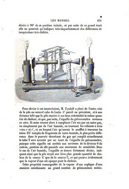 Les mondes revue hebdomadaire des sciences et de leurs applications aux arts et a l'industrie