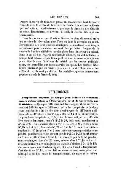 Les mondes revue hebdomadaire des sciences et de leurs applications aux arts et a l'industrie