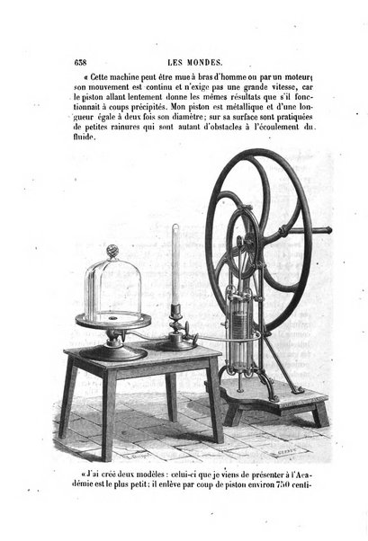 Les mondes revue hebdomadaire des sciences et de leurs applications aux arts et a l'industrie