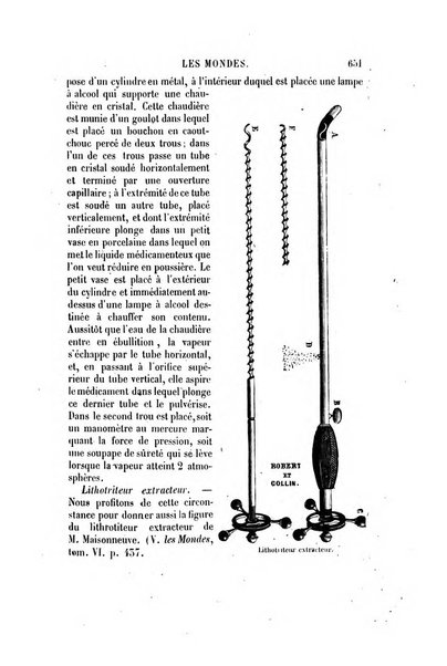 Les mondes revue hebdomadaire des sciences et de leurs applications aux arts et a l'industrie