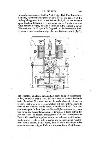 Les mondes revue hebdomadaire des sciences et de leurs applications aux arts et a l'industrie