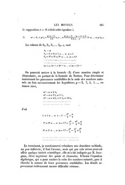 Les mondes revue hebdomadaire des sciences et de leurs applications aux arts et a l'industrie