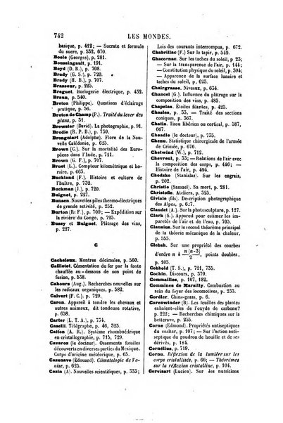 Les mondes revue hebdomadaire des sciences et de leurs applications aux arts et a l'industrie