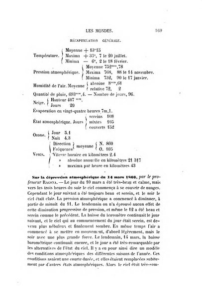 Les mondes revue hebdomadaire des sciences et de leurs applications aux arts et a l'industrie