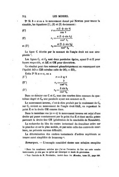 Les mondes revue hebdomadaire des sciences et de leurs applications aux arts et a l'industrie