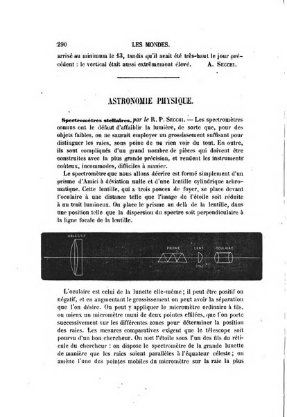 Les mondes revue hebdomadaire des sciences et de leurs applications aux arts et a l'industrie