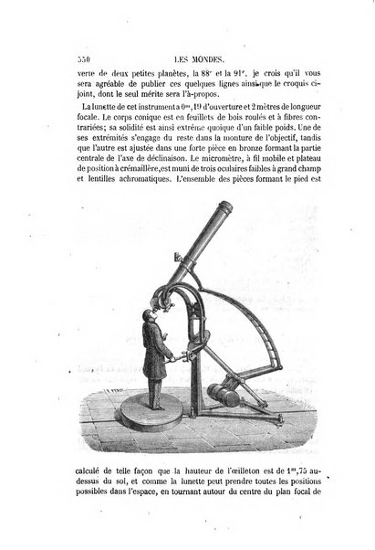 Les mondes revue hebdomadaire des sciences et de leurs applications aux arts et a l'industrie