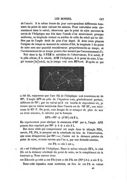 Les mondes revue hebdomadaire des sciences et de leurs applications aux arts et a l'industrie