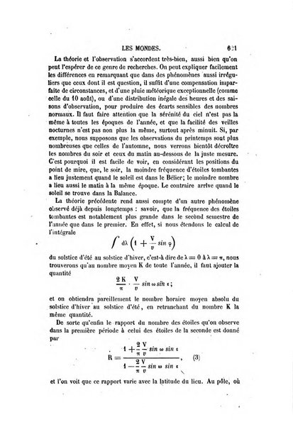 Les mondes revue hebdomadaire des sciences et de leurs applications aux arts et a l'industrie