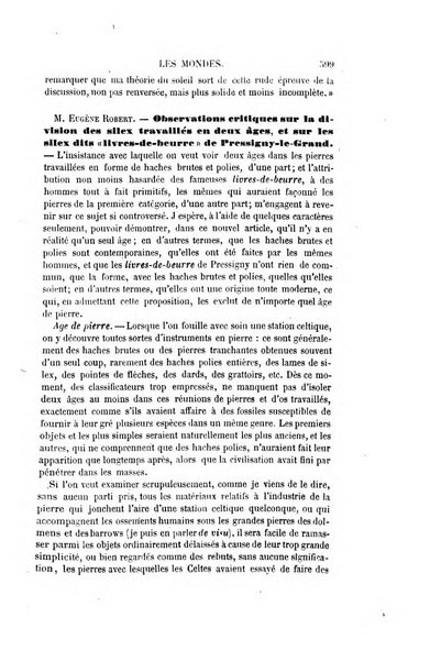 Les mondes revue hebdomadaire des sciences et de leurs applications aux arts et a l'industrie