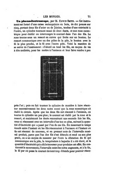 Les mondes revue hebdomadaire des sciences et de leurs applications aux arts et a l'industrie