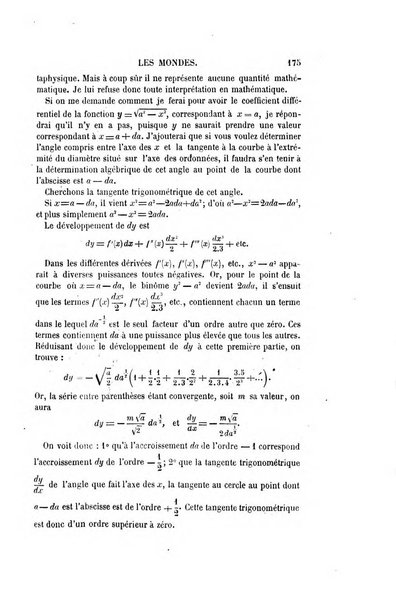 Les mondes revue hebdomadaire des sciences et de leurs applications aux arts et a l'industrie