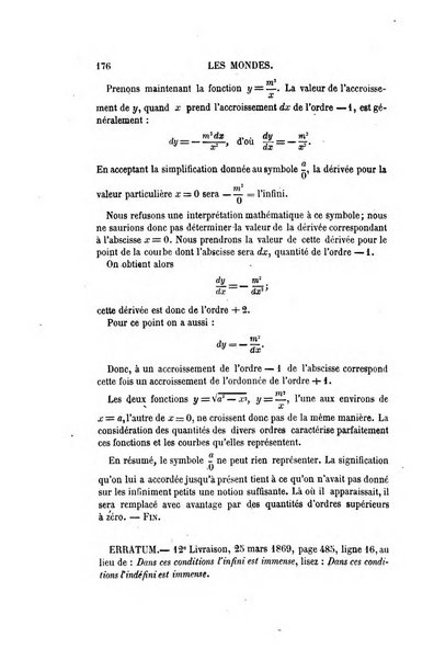 Les mondes revue hebdomadaire des sciences et de leurs applications aux arts et a l'industrie