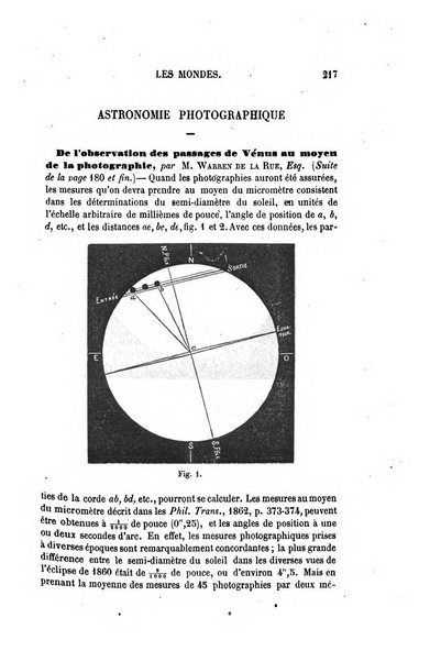 Les mondes revue hebdomadaire des sciences et de leurs applications aux arts et a l'industrie