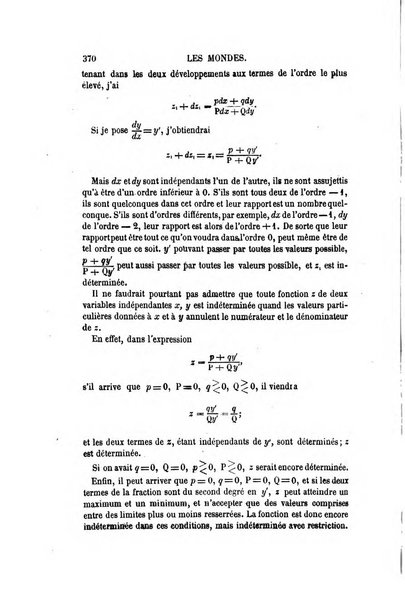 Les mondes revue hebdomadaire des sciences et de leurs applications aux arts et a l'industrie