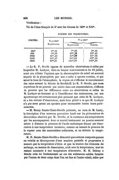 Les mondes revue hebdomadaire des sciences et de leurs applications aux arts et a l'industrie