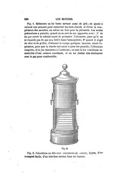 Les mondes revue hebdomadaire des sciences et de leurs applications aux arts et a l'industrie