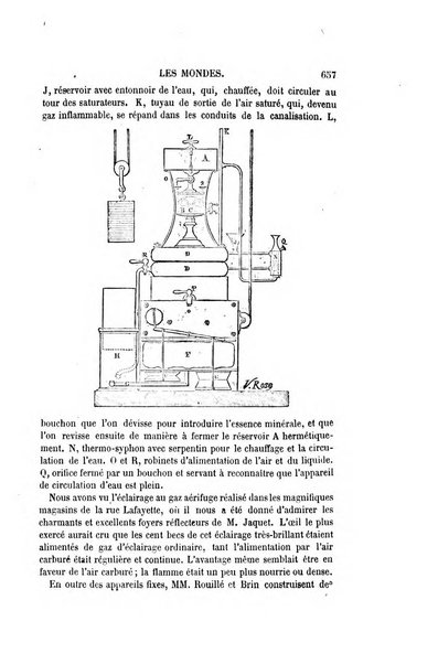 Les mondes revue hebdomadaire des sciences et de leurs applications aux arts et a l'industrie