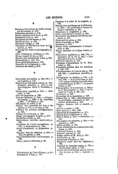 Les mondes revue hebdomadaire des sciences et de leurs applications aux arts et a l'industrie