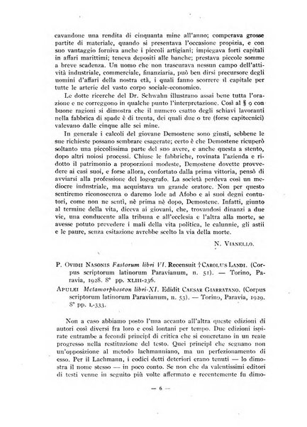 Il mondo classico rivista bimestrale bibliografica, scientifica, umanistica