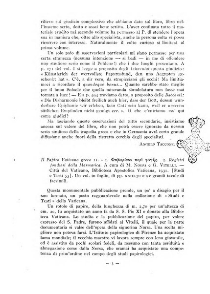 Il mondo classico rivista bimestrale bibliografica, scientifica, umanistica