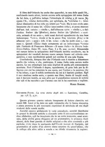 Il mondo classico rivista bimestrale bibliografica, scientifica, umanistica