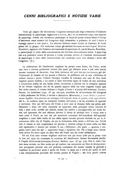 Il mondo classico rivista bimestrale bibliografica, scientifica, umanistica