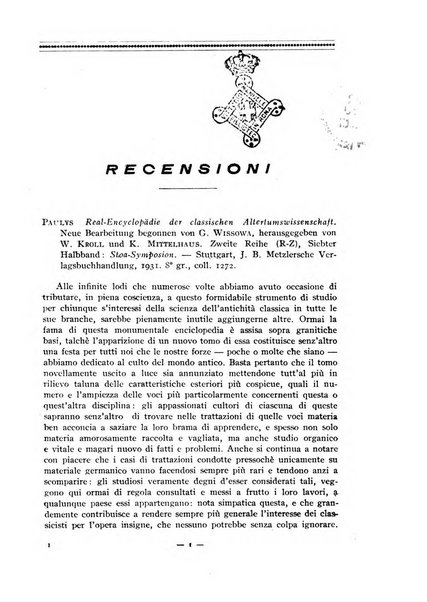 Il mondo classico rivista bimestrale bibliografica, scientifica, umanistica