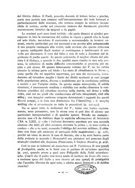 Il mondo classico rivista bimestrale bibliografica, scientifica, umanistica