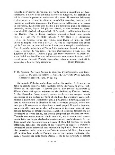 Il mondo classico rivista bimestrale bibliografica, scientifica, umanistica