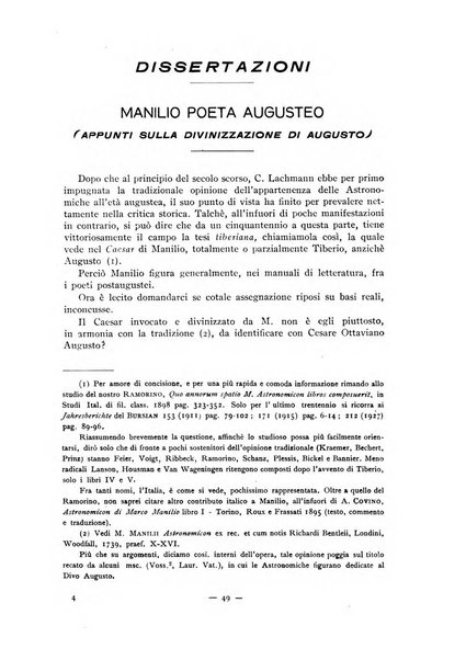 Il mondo classico rivista bimestrale bibliografica, scientifica, umanistica