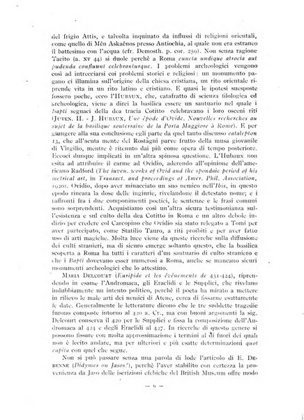 Il mondo classico rivista bimestrale bibliografica, scientifica, umanistica