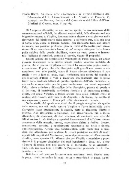 Il mondo classico rivista bimestrale bibliografica, scientifica, umanistica