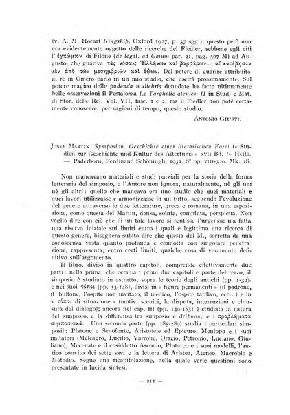 Il mondo classico rivista bimestrale bibliografica, scientifica, umanistica