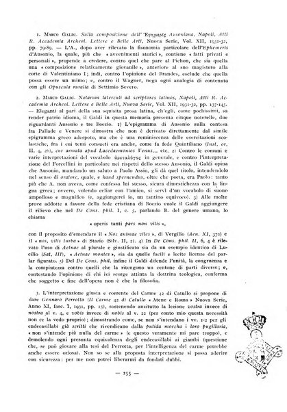 Il mondo classico rivista bimestrale bibliografica, scientifica, umanistica